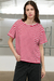 Remera Niqui rayada cherry - tienda online