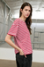 Remera Niqui rayada cherry - comprar online
