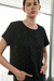 REMERA DALIA TACHAS NEGRO - tienda online