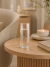 Vaso de Vidro Cilindro Decorativo 20 x 07 cm