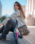 Pañuelo Funky Azul Marino - JOIE - Atelier de prints