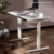 Mesa com regulagem de altura elétrica Slikdesk Selectia 2 Branca - comprar online