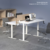 Imagem do Estrutura de mesa com regulagem de altura manual Slikdesk Spin (tampo não incluso)