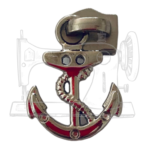 CDF - 12 CURSOR PARA ZIPER DUPLA FACE NIQUEL