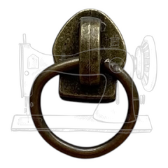 CZM 16 - CURSOR METAL PARA ZÍPER NUM 5 OURO VELHO (3 UNIDADES)