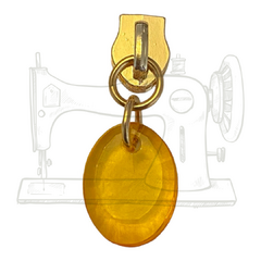 CPD 21 - CURSOR EM PEDRA LARANJA TRANSPARENTE (4 UNIDADES)