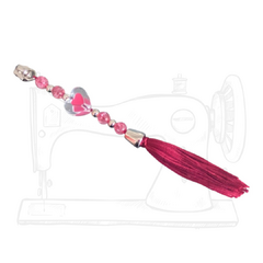 CPR 87 - CURSOR TASSEL PREMIUM CUORE VERMELHO/NIQUEL
