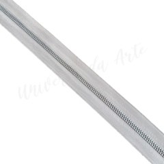 ZIPER METAL BRANCO/NIQUEL