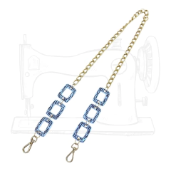 AA 43 - ALÇA ACRILICO + CORRENTE 80 CM (UNIDADE) - comprar online
