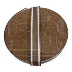Alça chic 3 cm - JULIANA BRANCO/CARAMELO - comprar online