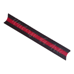 Alça chic 3 cm - Marrom/Vermelha (5 metros)