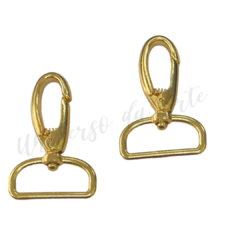 MQ 29 - Mosquetão 30 mm - Dourado cataforético (Par) - comprar online