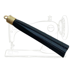TASSEL EM MONTANA - PRETO/DOURADO