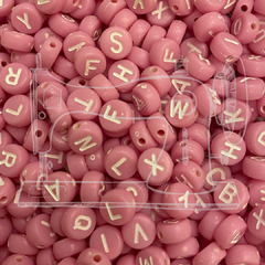 ENTREMEIO REDONDO ROSA COM LETRAS BRANCAS (50 GRAMAS)