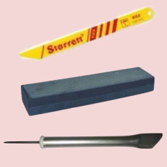 Kit faquinha de corte para couro e sintético