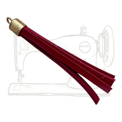 TASSEL EM MONTANA - CEREJA/DOURADO CATFORÉTICO (UNIDADE)