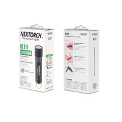 Lanterna Tática 100 Lúmens Pilha Led Chaveiro Nextorch K11