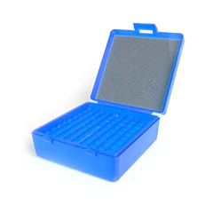 CAIXA STG PARA 100 MUNIÇÕES .38SPL e .357Mag - AZUL - comprar online
