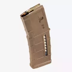 CARREGADOR MAGPUL PMAG 30 AR/M4 WINDOW GEN M3 - 30 MUNIÇÕES CAL. 5.56 E .223 REM - TAN