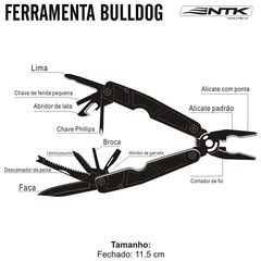 FERRAMENTA BULLDOG NTK COM 21 FUNÇÕES - loja online