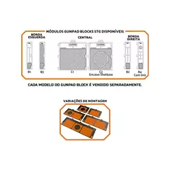 GUNPAD BLOCKS STG B4 C/ÍMÃ - TAPETE MANUTENÇÃO E LIMPEZA DE ARMAS na internet