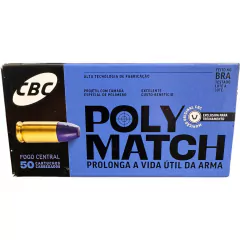 MUNIÇÃO CBC POLYMATCH 9MM LUGER 124GR - CX.50unid