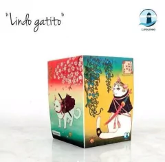 Tarjetero De Papel Tyvek - Lindo Gatito