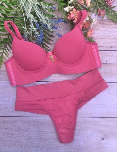 CONJUNTO BASICO REFORÇADO COM BASE - ROSA