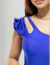 MAIO COM BOJO ÚNICA ALÇA TANGA AZUL - comprar online