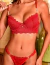 CONJUNTO CAROLA SEM BOJO ALÇA DETALHADA - VERMELHO - comprar online