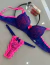 CONJUNTO PATRICIA RENDADO BICOLOR AZUL E PINK - comprar online