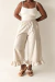 Calça Travel Bolso Off white Linho - comprar online