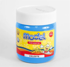 TEMPERA MODEL POTE 250G CELESTE - comprar online