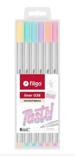MICROFIBRA FILGO LINER 038 X6 PASTEL - comprar online