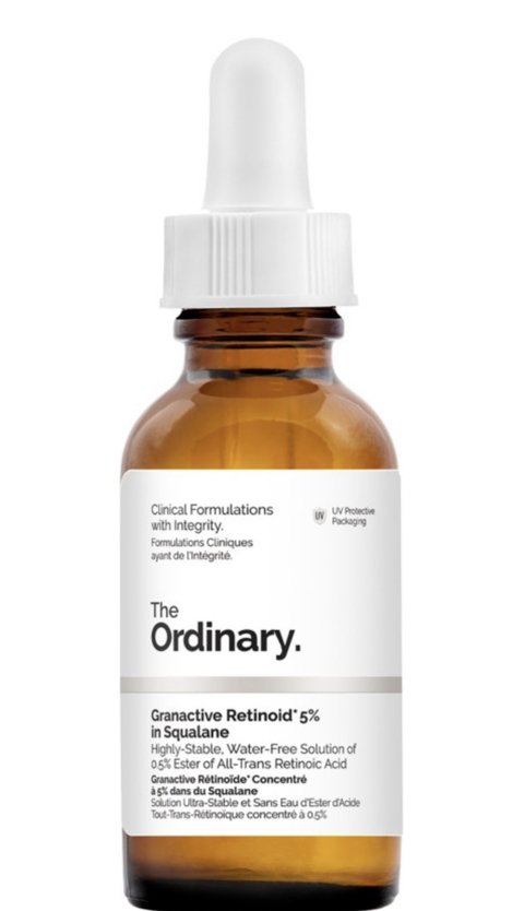 The ordinary granactive retinoid 5% in squalene