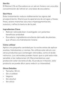 The Ordinary Retinol 1% in squalene - comprar en línea