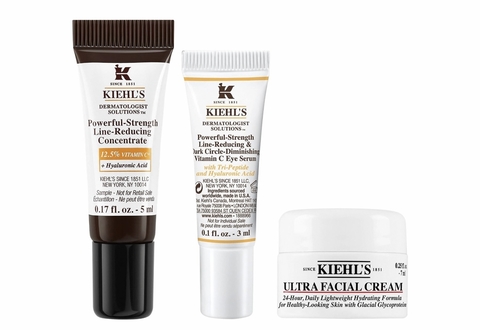 Kiehl’s skincare mini trio