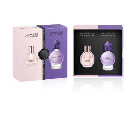 Viktor & Rolf mini good fortune & flowerbomb perfume set