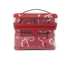 Victoria’s Secret red ribbon makeup bag set
