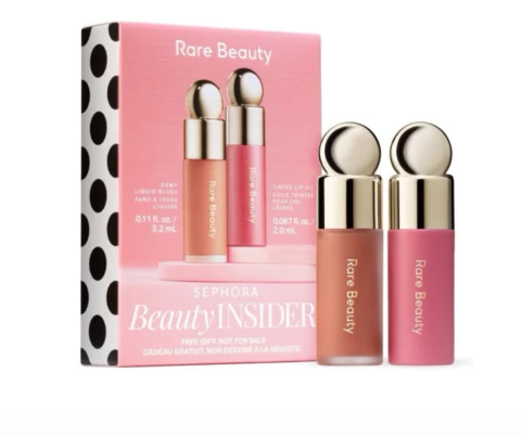 Rare Beauty mini duo blush + lip oil