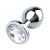 PLUG ANAL EM METAL COM PEDRA CIA IMPORT - comprar online