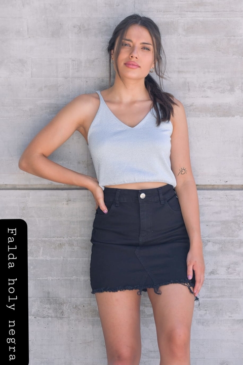 FALDA HOLY NEGRA SKINNY