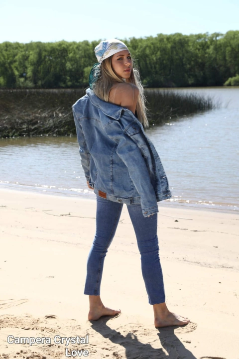 CAMPERA CRYSTAL SKINNY