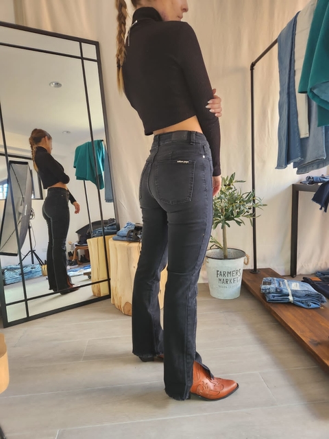 DENIM VELVET SKINNY