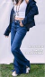 DENIM ELENI BOOTCUT BOTA DETALLE