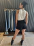 SHORT NEGRO CLÁSICO RIGIDO - comprar online