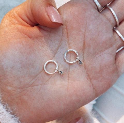 ARGOLLITAS FLORCITA MINI (PAR) - comprar online