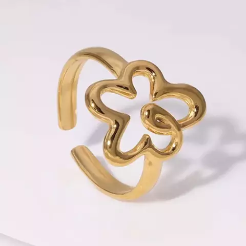 ANILLO FLOWER GOLD (REGULABLE)