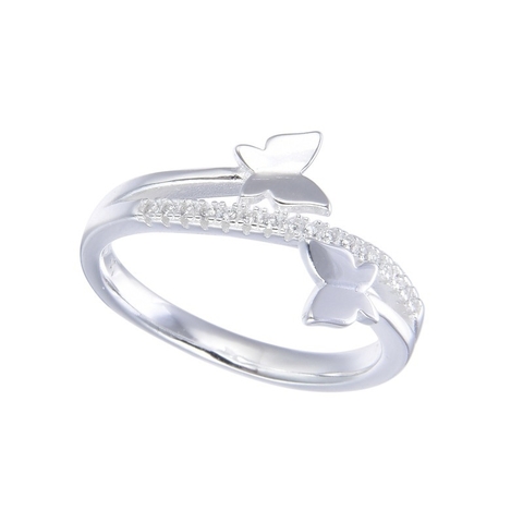ANILLO MARIPOSAS (PLATA 925)
