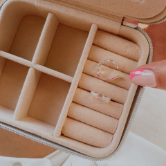 CUFF SHINE CHAIN (PLATA- CUBIC)